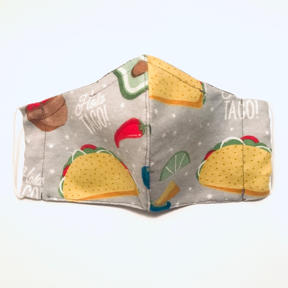 🌮Taco Face Mask w/ Filter and Removable Nose Bend - Picture 1 of 13